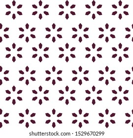 Seamless vector pattern in geometric ornamental style