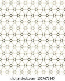 Seamless vector pattern in geometric ornamental style