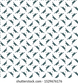 Seamless vector pattern in geometric ornamental style
