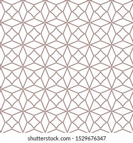 Seamless vector pattern in geometric ornamental style