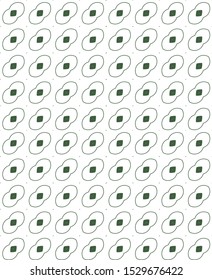 Seamless vector pattern in geometric ornamental style