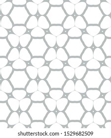 Seamless vector pattern in geometric ornamental style