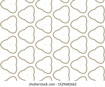 Seamless vector pattern in geometric ornamental style