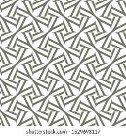Seamless vector pattern in geometric ornamental style