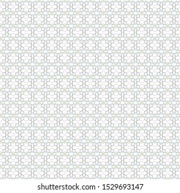 Seamless vector pattern in geometric ornamental style