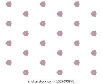 Seamless vector pattern in geometric ornamental style