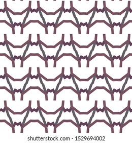 Seamless vector pattern in geometric ornamental style