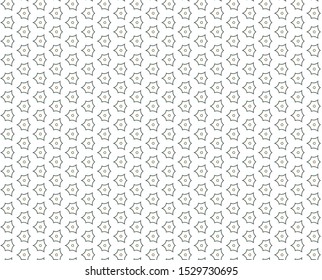 Seamless vector pattern in geometric ornamental style