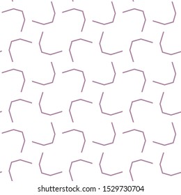 Seamless vector pattern in geometric ornamental style