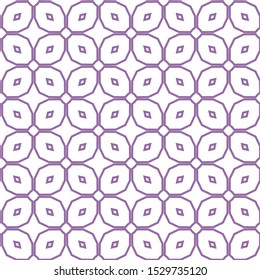 Seamless vector pattern in geometric ornamental style