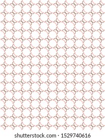 Seamless vector pattern in geometric ornamental style