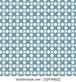 Seamless vector pattern in geometric ornamental style