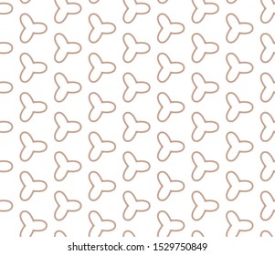 Seamless vector pattern in geometric ornamental style