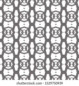 Seamless vector pattern in geometric ornamental style