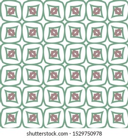 Seamless vector pattern in geometric ornamental style