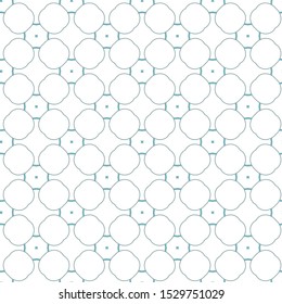 Seamless vector pattern in geometric ornamental style