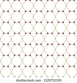 Seamless vector pattern in geometric ornamental style