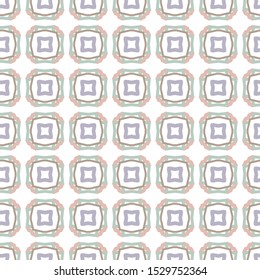 Seamless vector pattern in geometric ornamental style