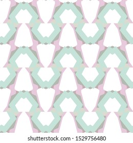 Seamless vector pattern in geometric ornamental style