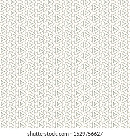 Seamless vector pattern in geometric ornamental style