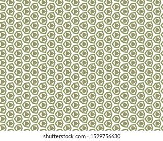 Seamless vector pattern in geometric ornamental style