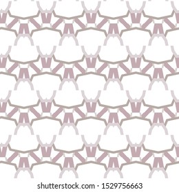 Seamless vector pattern in geometric ornamental style