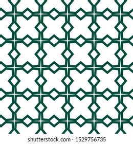 Seamless vector pattern in geometric ornamental style