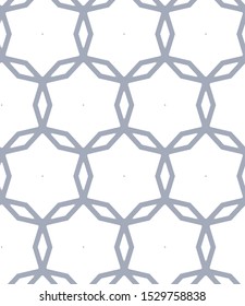 Seamless vector pattern in geometric ornamental style