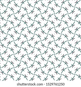 Seamless vector pattern in geometric ornamental style