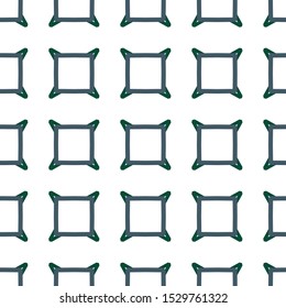 Seamless vector pattern in geometric ornamental style