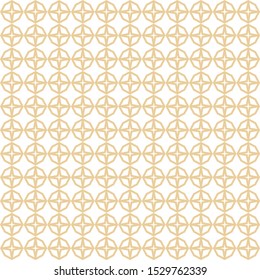 Seamless vector pattern in geometric ornamental style
