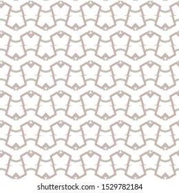Seamless vector pattern in geometric ornamental style