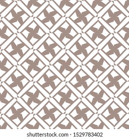 Seamless vector pattern in geometric ornamental style