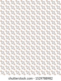 Seamless vector pattern in geometric ornamental style