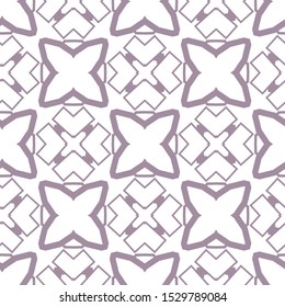 Seamless vector pattern in geometric ornamental style