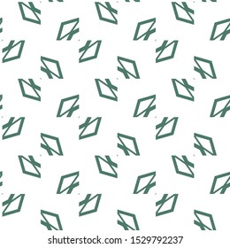 Seamless vector pattern in geometric ornamental style