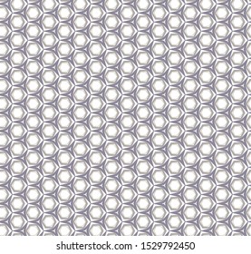 Seamless vector pattern in geometric ornamental style