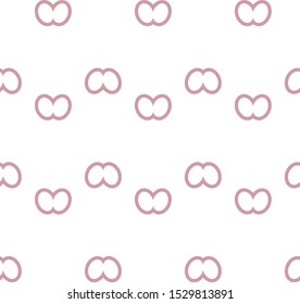 Seamless vector pattern in geometric ornamental style