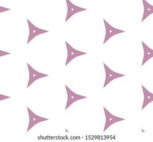 Seamless vector pattern in geometric ornamental style