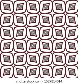 Seamless vector pattern in geometric ornamental style