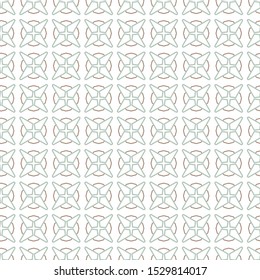 Seamless vector pattern in geometric ornamental style