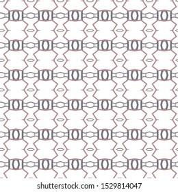 Seamless vector pattern in geometric ornamental style