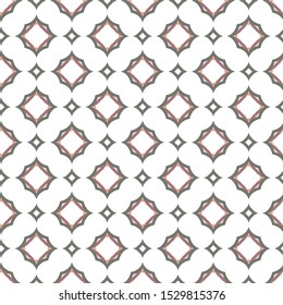 Seamless vector pattern in geometric ornamental style