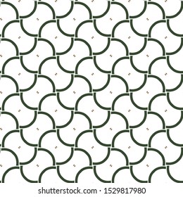 Seamless vector pattern in geometric ornamental style