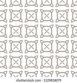 Seamless vector pattern in geometric ornamental style