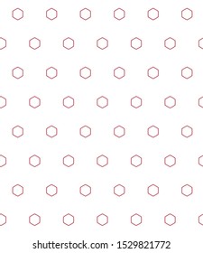 Seamless vector pattern in geometric ornamental style