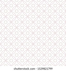 Seamless vector pattern in geometric ornamental style