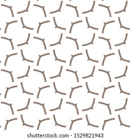 Seamless vector pattern in geometric ornamental style