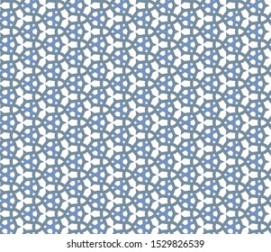 Seamless vector pattern in geometric ornamental style
