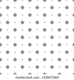 Seamless vector pattern in geometric ornamental style